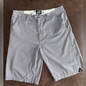 Vans Y2K Gray Men's Sleek Skate Shorts size 34